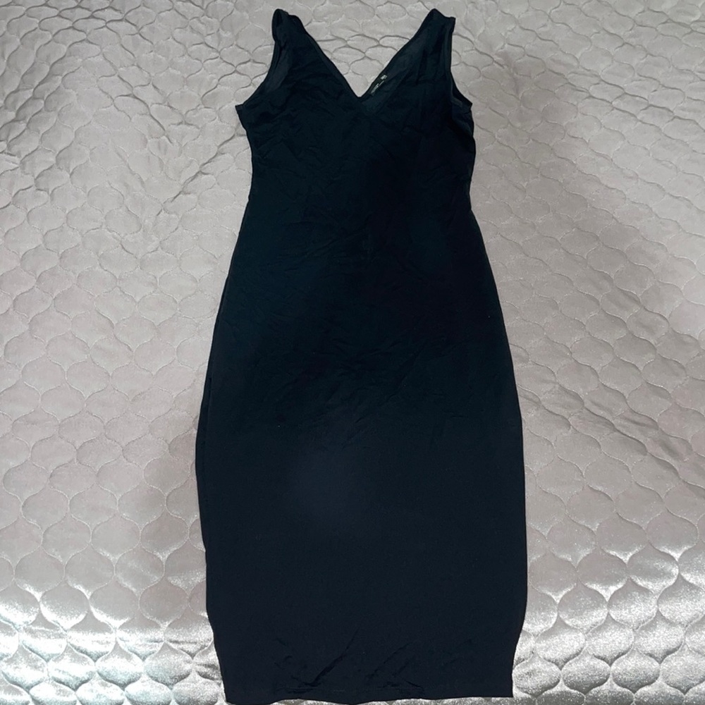 Black spandex dress